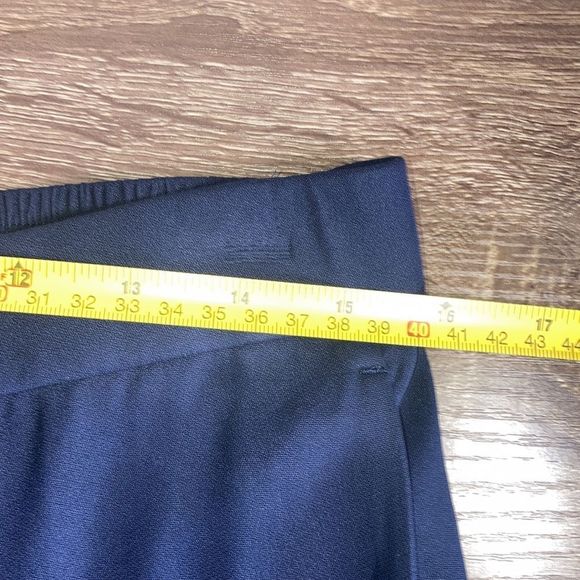 Womens Medium Navy Blue St. John Trouser Pants - Picture 6 of 12